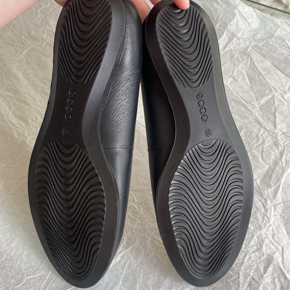 Ecco Touch Ballerina 2.0 Ballet Flats Leather Black - Picture 7 of 9